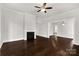 Living room with hardwood floors and a fireplace at 305 N White St, Lancaster, SC 29720