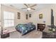 Inviting bedroom with a ceiling fan, natural light, and cozy decor. Ideal for unwinding after a long day at 4707 Hannah Dr, Rock Hill, SC 29732