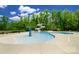 Community pool with water slide and a kiddie area at 8428 Loxton Cir, Charlotte, NC 28214