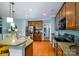 Modern kitchen with stainless steel appliances and granite countertops at 8428 Loxton Cir, Charlotte, NC 28214