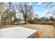 Large backyard with shed and privacy fence at 112 Bickett Ave, Gastonia, NC 28052