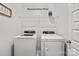 Convenient laundry room with washer and dryer hookups at 11933 Cabera Ln, Midland, NC 28107