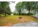 Spacious backyard with shed and fire pit area at 2186 W Nc 10 Hwy, Newton, NC 28658