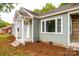 Charming craftsman style home with gray siding and stone accents at 2186 W Nc 10 Hwy, Newton, NC 28658