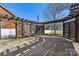 Brick patio with pergola and wooden privacy screens at 2844 Georgia Ave, Charlotte, NC 28205