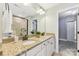 Double vanity bathroom with granite countertop at 2844 Georgia Ave, Charlotte, NC 28205