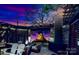 Pergola-covered outdoor theater with a large projection screen at 2844 Georgia Ave, Charlotte, NC 28205