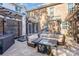 Charming patio with fire pit and comfortable seating at 2844 Georgia Ave, Charlotte, NC 28205