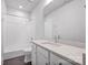 Bathroom featuring white subway tile and a single vanity at 613 Hops Aly, Fort Mill, SC 29715