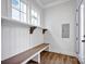 Mudroom featuring built-in bench and shelving at 613 Hops Aly, Fort Mill, SC 29715