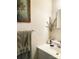 Well-lit bathroom with a vanity and decorative accents at 3722 Park Rd # Q, Charlotte, NC 28209