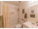 Clean bathroom with shower/tub combo and updated vanity at 3722 Park Rd # Q, Charlotte, NC 28209