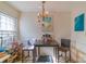 Bright dining area with a table for two and a view into another room at 3722 Park Rd # Q, Charlotte, NC 28209
