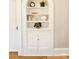 White built-in shelving with decorative objects at 410 E Arch St, Lancaster, SC 29720