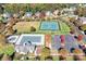 Community amenities including tennis courts, pool, and playground at 112 Sugar Thyme Ln, Mooresville, NC 28115
