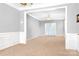Spacious dining room with neutral wall colors and carpeting at 112 Sugar Thyme Ln, Mooresville, NC 28115