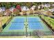 Two tennis courts with surrounding fence at 112 Sugar Thyme Ln, Mooresville, NC 28115
