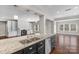 Kitchen features granite countertops and double sink at 2714 Stonewood Vw, Kannapolis, NC 28081