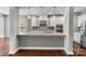 Kitchen island with granite countertops and pendant lighting at 2714 Stonewood Vw, Kannapolis, NC 28081