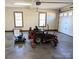 Attached garage with lawn equipment at 2304 Fox Hunt Dr, Monroe, NC 28110