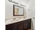 Bathroom with dual sinks, vanity, and ample lighting at 4225 Cheshire Glen Dr, Monroe, NC 28110