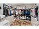 This walk-in closet offers ample storage with shelves and hanging racks, creating an organized space at 535 Red Wolf Ln, Lake Wylie, SC 29710