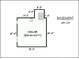 Unfinished basement floor plan offering 380 square feet of space at 103 2Nd Nw Ave, Hickory, NC 28601