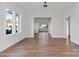 Bright dining room with hardwood floors and access to kitchen at 103 2Nd Nw Ave, Hickory, NC 28601