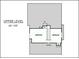 Upper level floor plan featuring two bedrooms and attic at 103 2Nd Nw Ave, Hickory, NC 28601