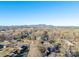 Wide aerial view of neighborhood with distant mountain view at 1727 Hartford Dr, Gastonia, NC 28052