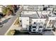 Aerial view of modern home with rooftop deck at 916-A Westbrook Dr, Charlotte, NC 28202