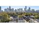 Aerial view showing home and surrounding cityscape at 916-A Westbrook Dr, Charlotte, NC 28202