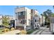 Modern home's exterior showcasing architectural details at 916-A Westbrook Dr, Charlotte, NC 28202