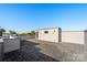 Spacious rooftop deck with storage and paver stones at 916-A Westbrook Dr, Charlotte, NC 28202