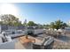 Spacious rooftop deck with city views and seating area at 916-A Westbrook Dr, Charlotte, NC 28202