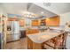 Eat-in kitchen with granite countertops and stainless steel appliances at 15450 Millview Trace Ln, Mint Hill, NC 28227