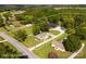 Aerial view of property showing home, outbuildings, and large lot at 5070 Woodleaf Rd, Salisbury, NC 28147