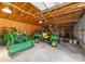 Spacious garage with room for a tractor and ATV at 5070 Woodleaf Rd, Salisbury, NC 28147