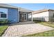 Paver patio and screened-in porch in a fenced backyard at 6296 Raven Rock Dr # 725, Denver, NC 28037