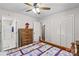 Bedroom with built-in closet and access to bathroom at 797 Chief Thomas Rd, Harmony, NC 28634