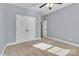 Neutral bedroom with closet and ceiling fan at 360 Lauren Pines Dr, York, SC 29745