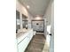 Elegant bathroom with double vanity, white subway tile, and a large shower at 723 E Memorial Hwy, Harmony, NC 28634