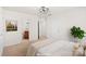 Cozy bedroom featuring neutral carpet, ample closet space, and an ensuite bathroom at 2100 Goddard Way, Waxhaw, NC 28173