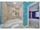 Updated bathroom with large bathtub and shower at 6934 Spring Morning Ln, Charlotte, NC 28227
