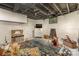 A finished basement features playful decor and ample open space at 70 Spring Nw St, Concord, NC 28025