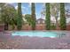 Relax by the large community pool surrounded by brick pavers and mature landscaping at 1101 E Morehead St # 32, Charlotte, NC 28204