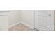 Hallway featuring carpet and a door at 159 Tanner Loop, Troutman, NC 28166