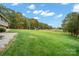 Spacious backyard with a fire pit and open views at 1926 Hopewell Church Rd, Sherrills Ford, NC 28673