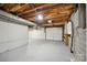 Unfinished basement area with additional storage at 1926 Hopewell Church Rd, Sherrills Ford, NC 28673