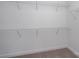 Walk-in closet equipped with adjustable wire shelving, providing ample storage space for organization at 3034 Buffet Ln, Monroe, NC 28110